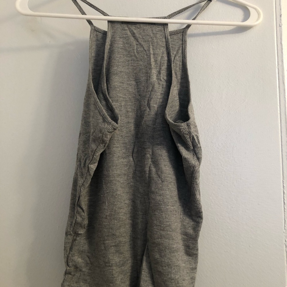 Gray High Neck Tank - Picture 2 of 3
